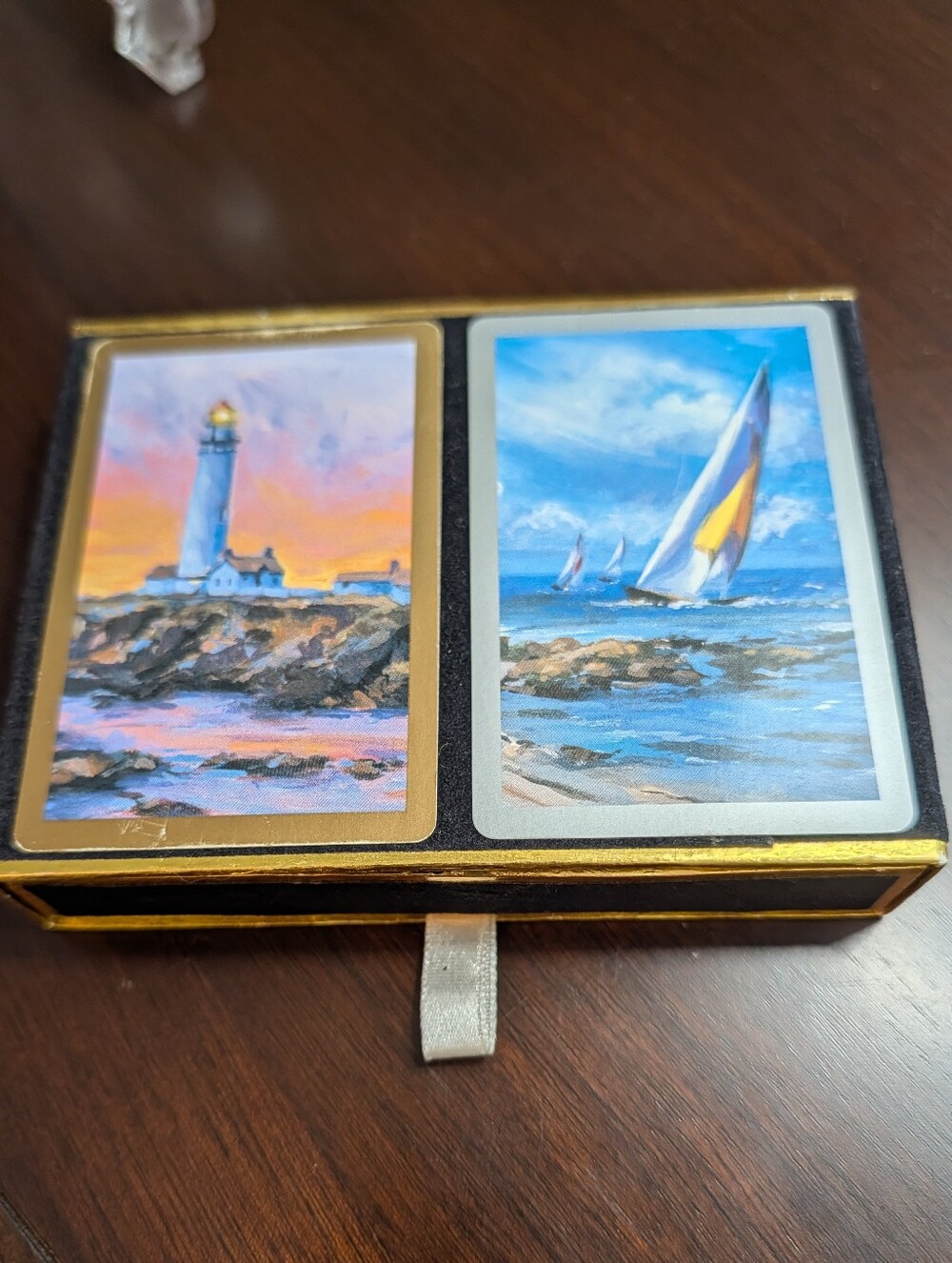 Vintage Congress  2 Set Bridge Style Playing Cards Maritime